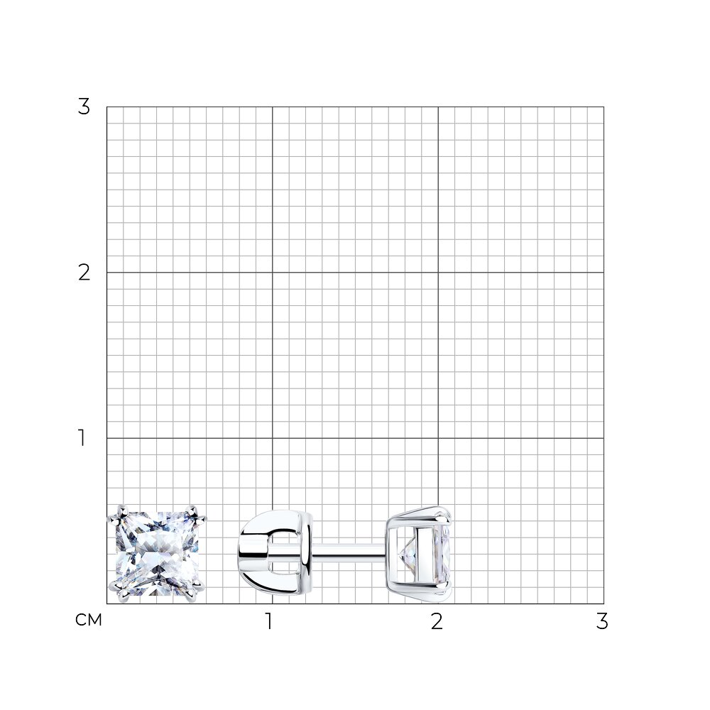 Серьги пусеты 94021725