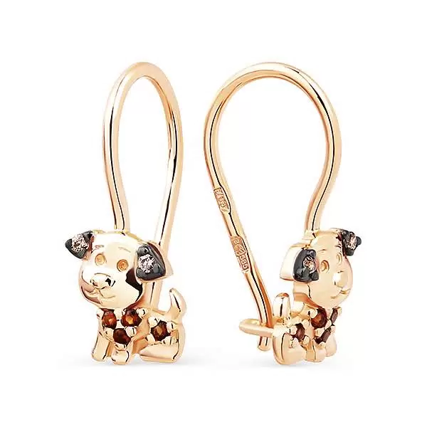 Серьги детские 198021F614-1