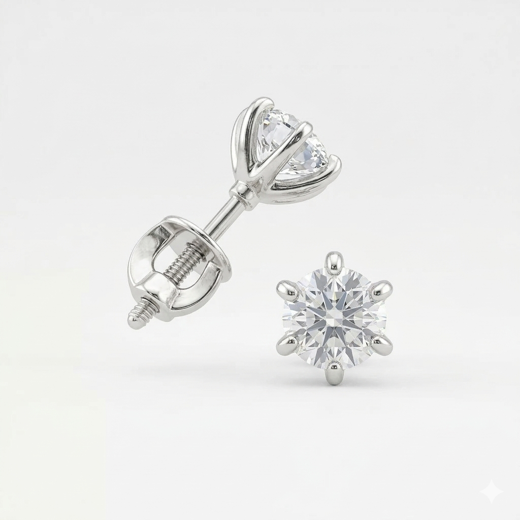 Серьги пусеты 6001899-00775