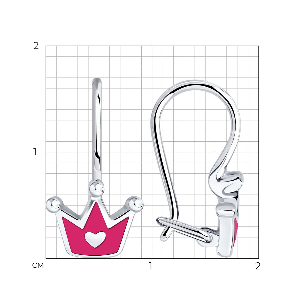 Серьги детские 94-120-02219-1