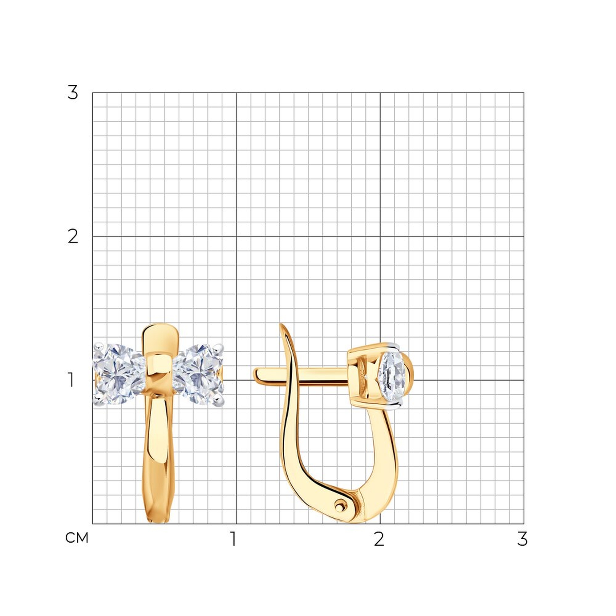 Серьги детские 51-120-02846-1
