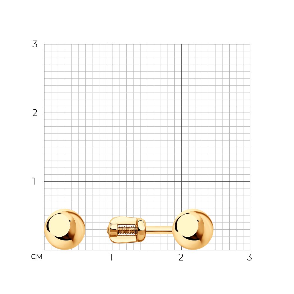 Серьги пусеты 24004533