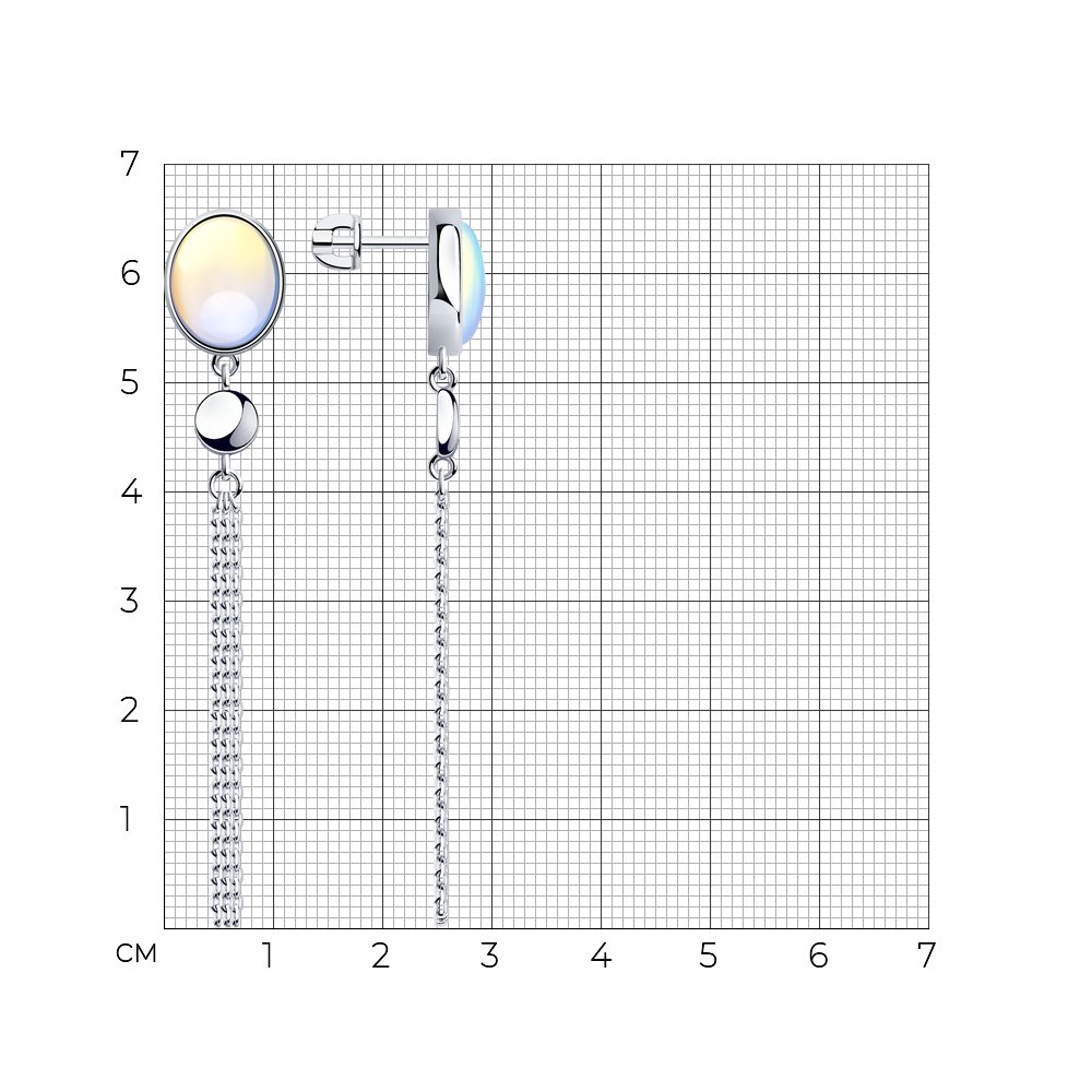 Серьги пусеты 83020142