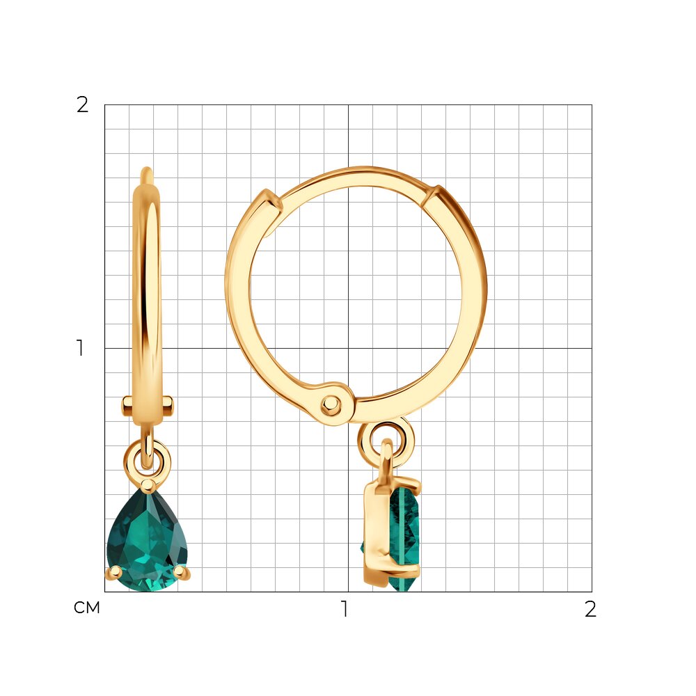 Серьги конго 729210