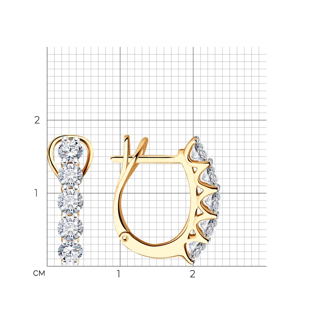 Серьги 1021884-5 №24 108