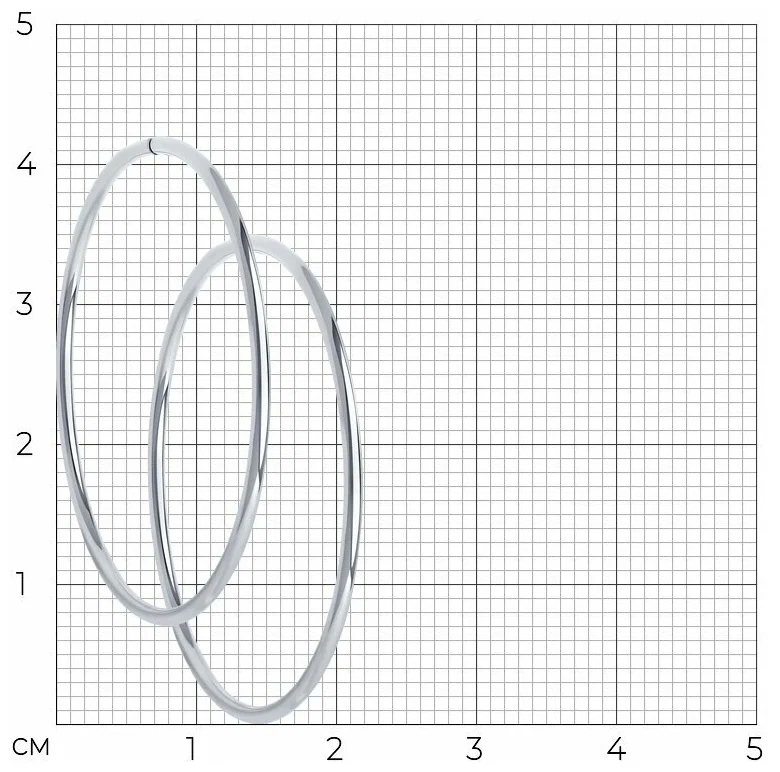 Серьги конго 94-124-01723-1