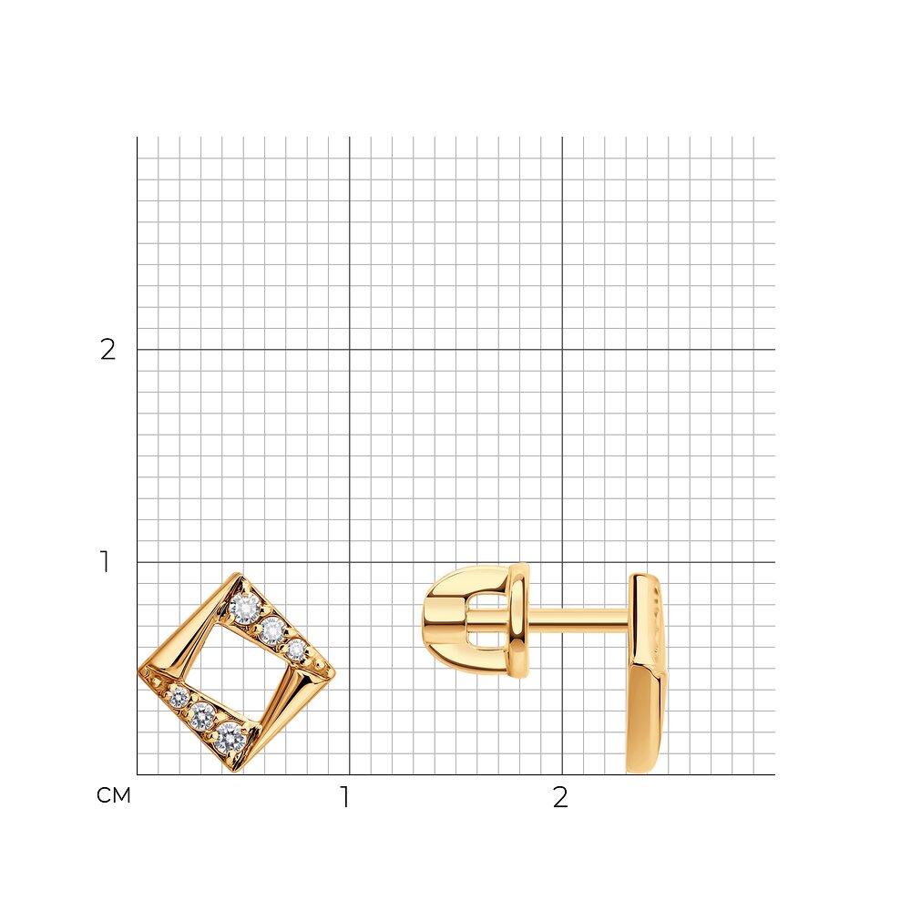 Серьги пусеты 0201052