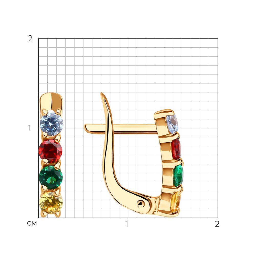 Серьги детские 51-120-02782-1