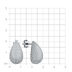 Серьги пусеты 12-72-0001-17696