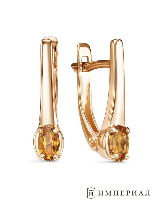 Серьги С1663Ю/Ag-607/19ПОЗ