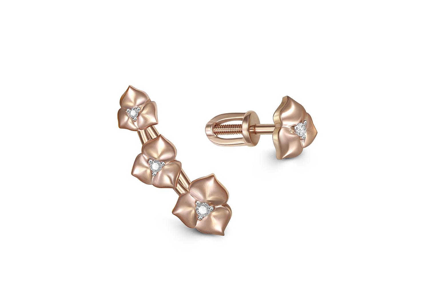 Серьги пусеты 097888_07_01_005_0004