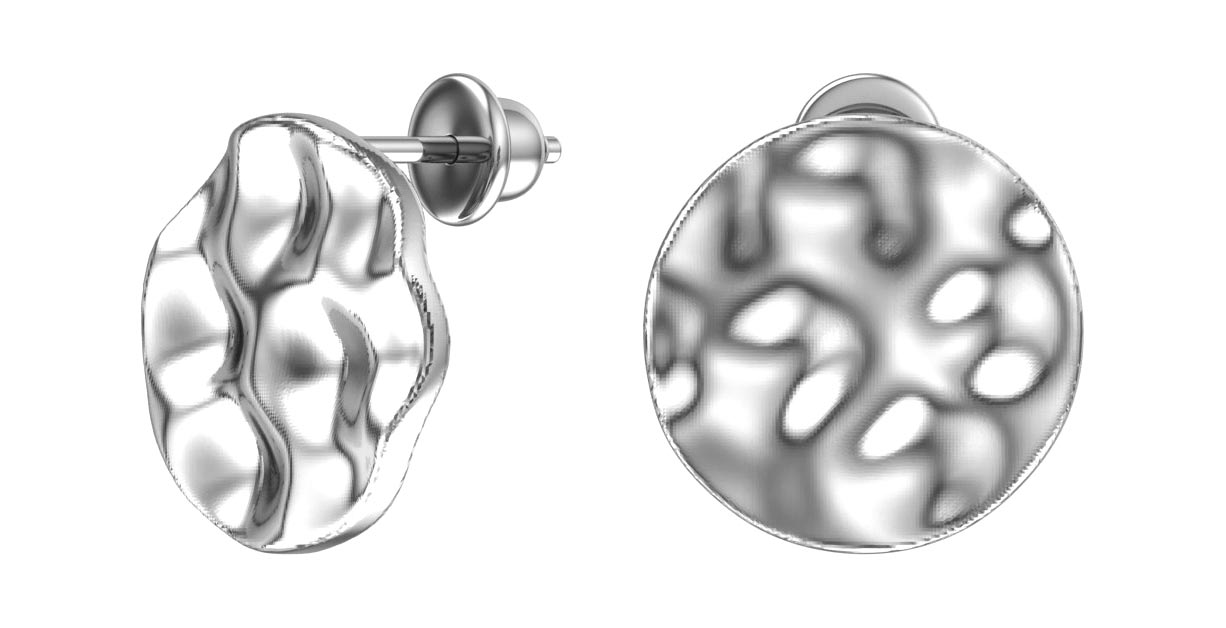 Серьги пусеты 6001374-00245