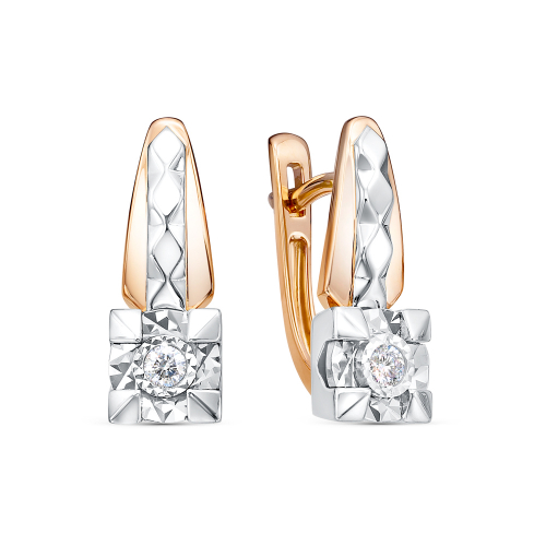 Серьги 5-6896-103И2-2К