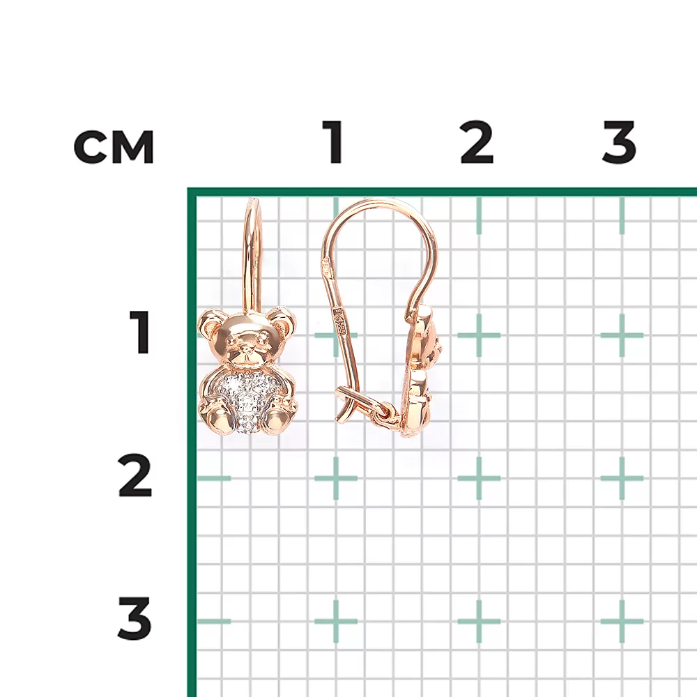 Серьги детские 02-2920-00-401-1110-03