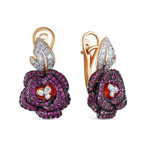 Серьги 5-6575-106-2К-Руб