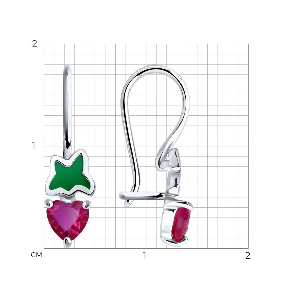 Серьги детские 94-120-02305-1