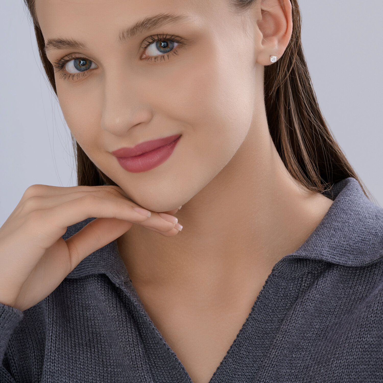 Серьги пусеты 9020105-3-5 №25 84