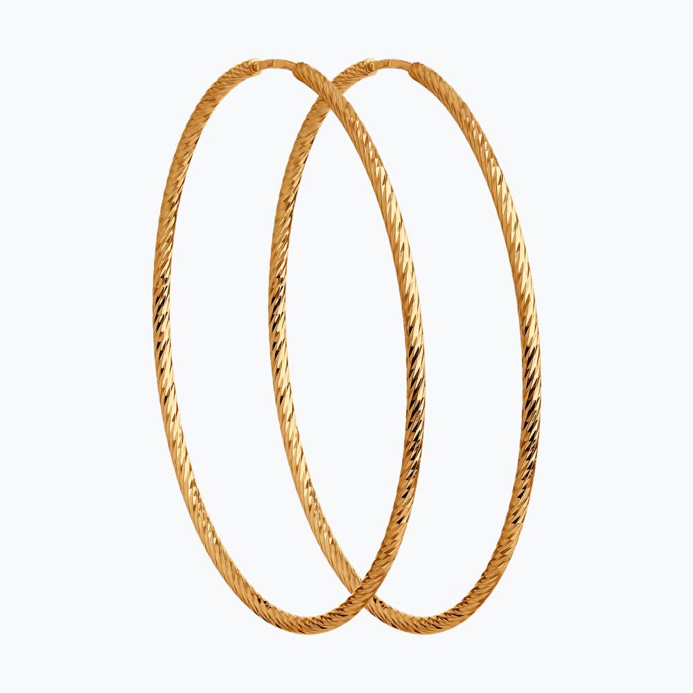 Серьги 140213 d 80мм