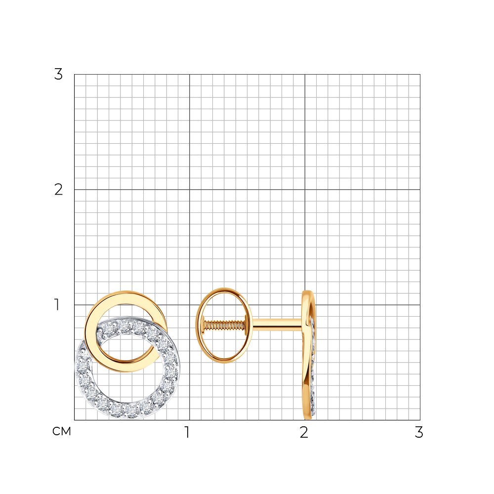 Серьги пусеты 0200567