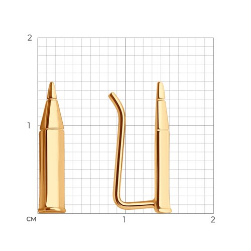 Серьги зажимы 0200211