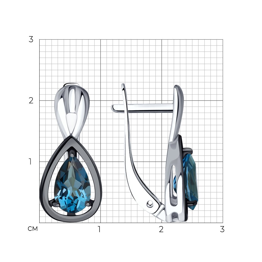 Серьги 92022619