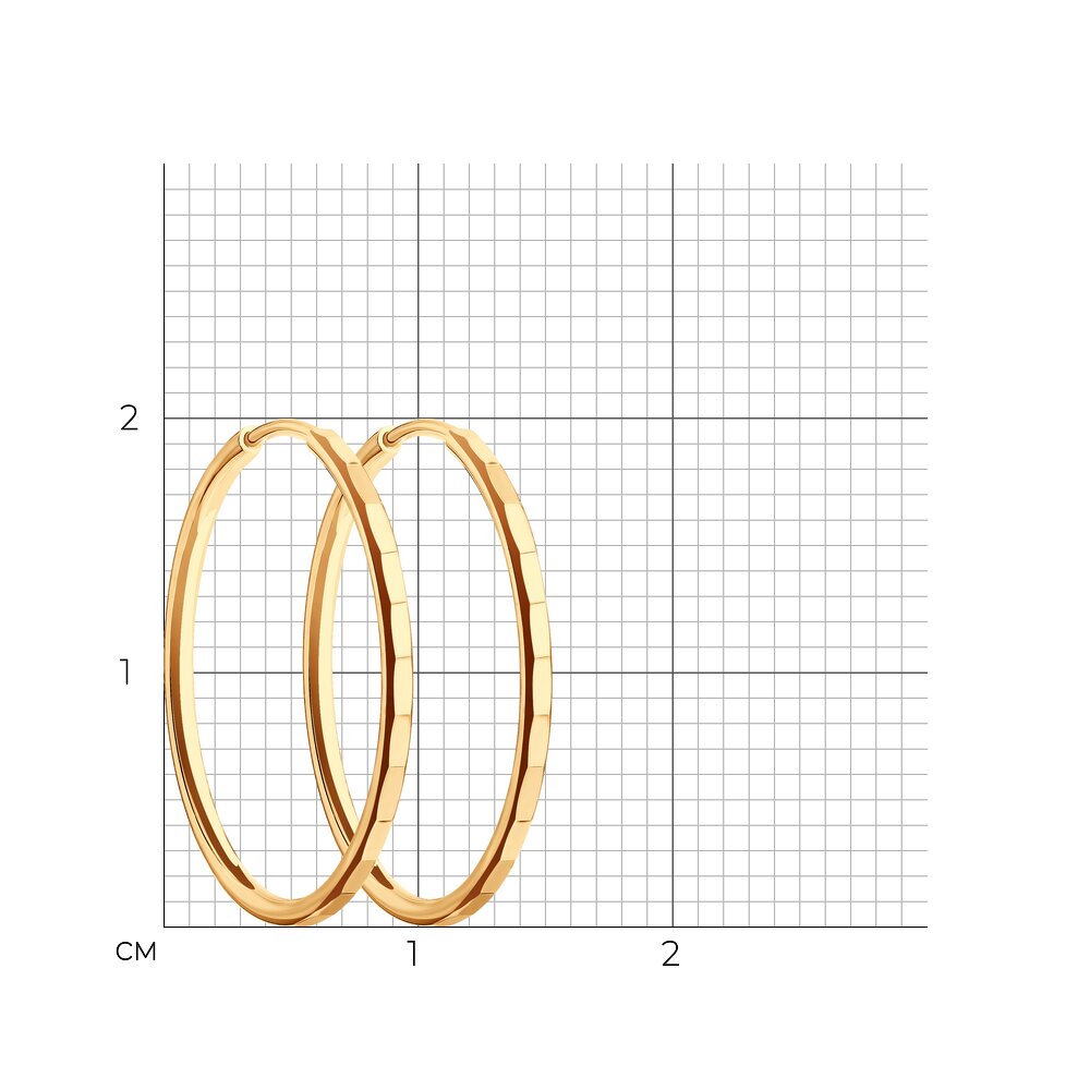 Серьги 140218 20 мм