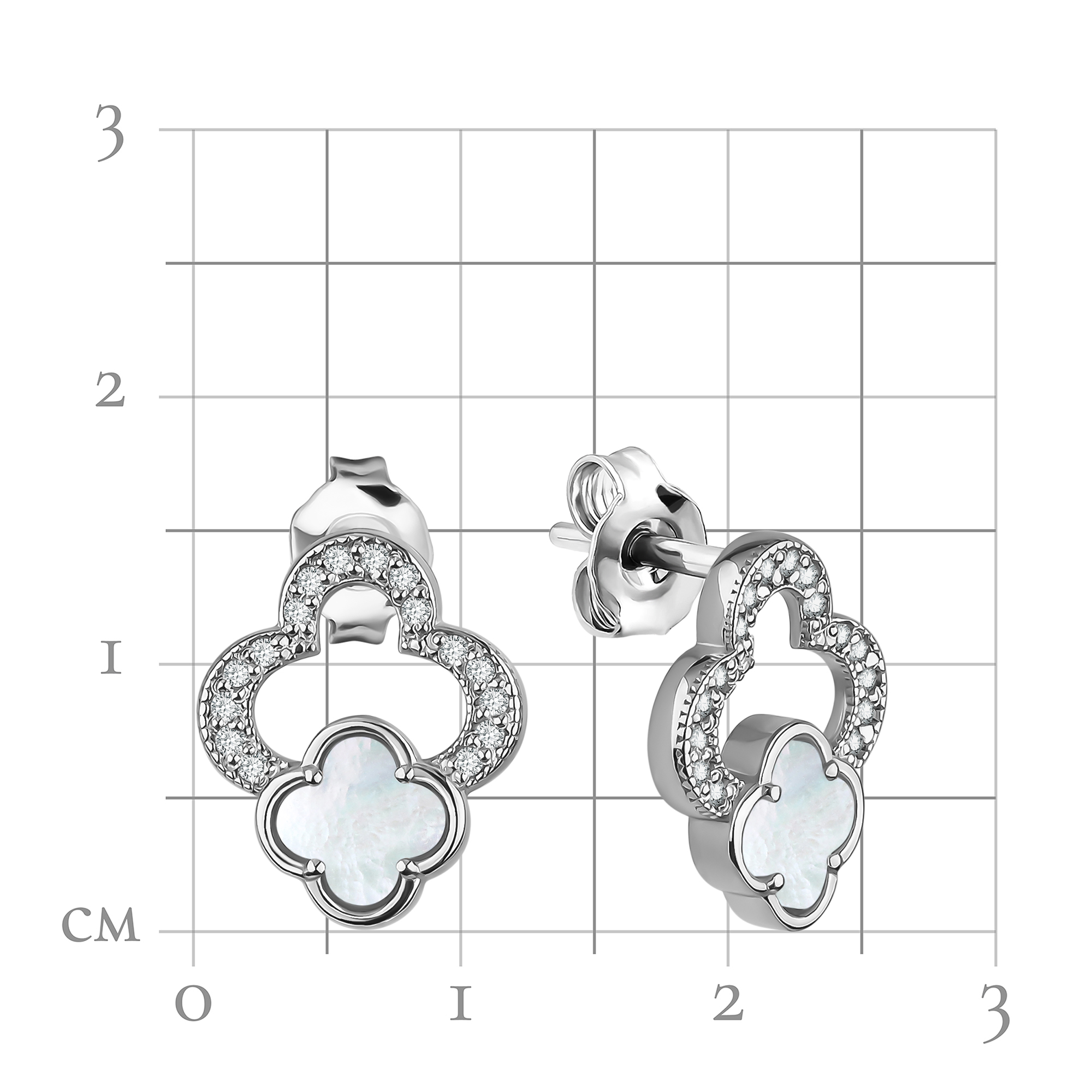 Серьги пусеты 12-72-0701-17393