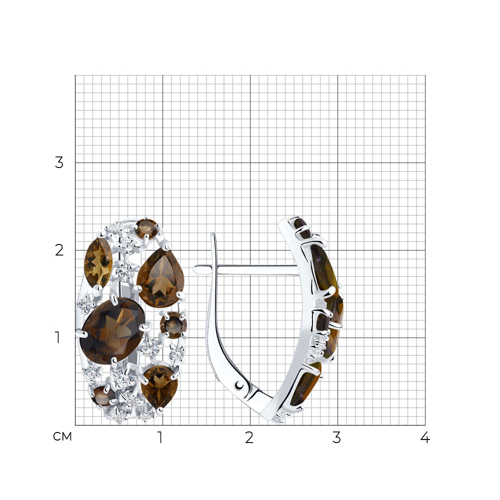 Серьги 92020229