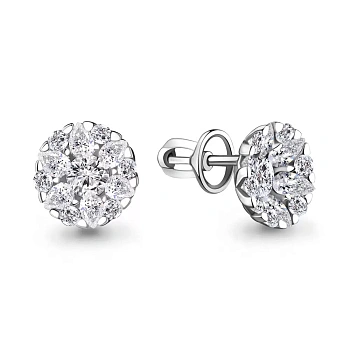 Серьги пусеты 48336А.5